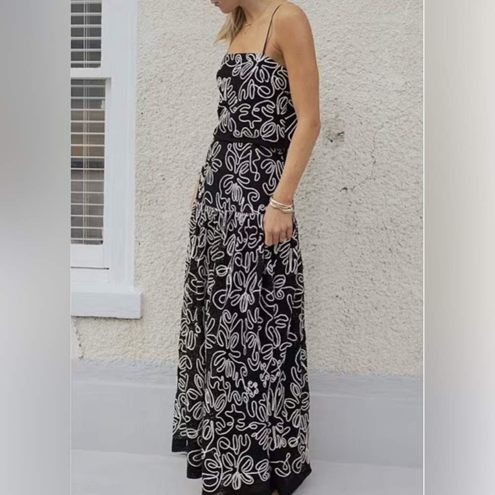 NWT Antonio Melani x Style by Simkins Aoife Crochet Top & Skirt Set - Picture 8 of 8
